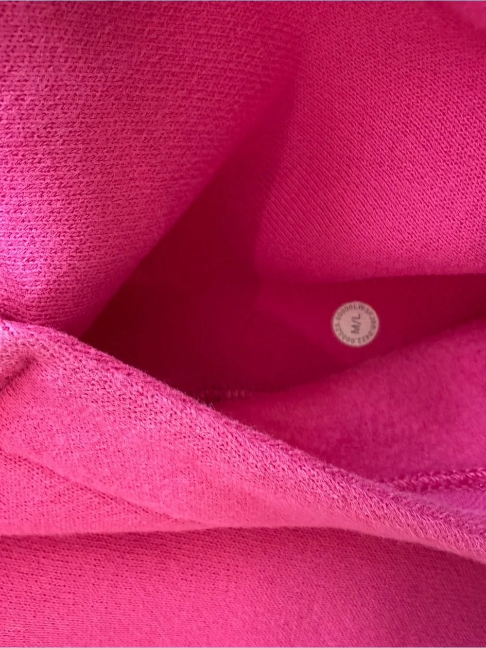 Lululemon Half-Zip Fleece Scuba Pullover in Hot Pink M/L